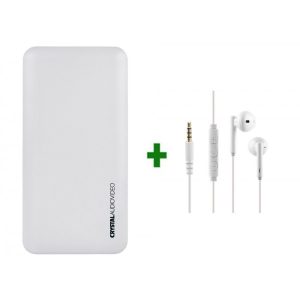Power Bank Crystal Audio 10000mAh PBK-10P Ροζ