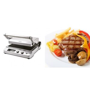 GRUPPE AJ50515A1 Ψηστιέρα - Γκριλιέρα Inox