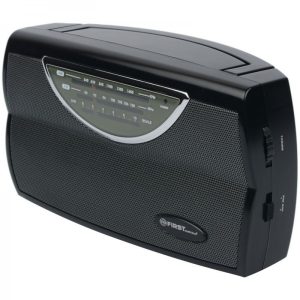 FIRST AUSTRIA FA-1904-BA ΑΝΑΛΟΓΙΚΟ ΦΟΡΗΤΟ ΡΑΔΙΟΦΩΝΟ ΜΕ AUX-IN ΜΑΥΡΟ