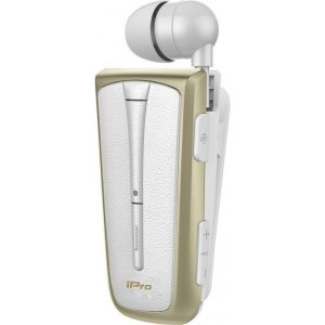 IPRO RH219s HANDSFREE BLUETOOTH ΛΕΥΚΟ-ΧΡΥΣΟ
