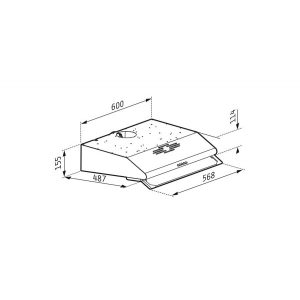 Pyramis Essential Απλός με 2 Μοτέρ Λευκός 065029302