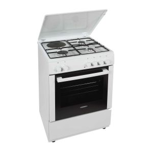 CARAD ΚΟΥΖΙΝΑ ΥΓΡΑΕΡΙΟΥ GMW34401 ΛΕΥΚΗ (3 ΕΣΤΙΕΣ ΑΕΡΙΟΥ1 ΗΛΕΚΤΡΙΚΗ ΕΣΤΙΑ)