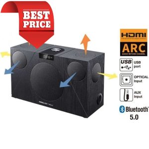 Crystal Audio 3D-75 WiSound Soundbar 100W 6.1 με Τηλεχειριστήριο Μαύρο