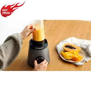 Bosch MMB6174S Μπλέντερ για Smoothies με Γυάλινη Κανάτα 1.5lt 1200Watt Γκρι
