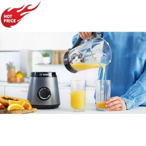Bosch MMB6174S Μπλέντερ για Smoothies με Γυάλινη Κανάτα 1.5lt 1200Watt Γκρι
