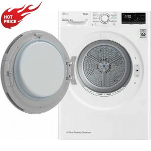 LG RH80V3AV0N Στεγνωτήριο 8kg A++ με Αντλία Θερμότητας