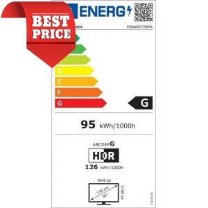 LG Smart Τηλεόραση LED 4K UHD 55NANO756PA HDR 55