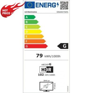 LG Smart Τηλεόραση LED 4K UHD 50NANO756PA HDR 50