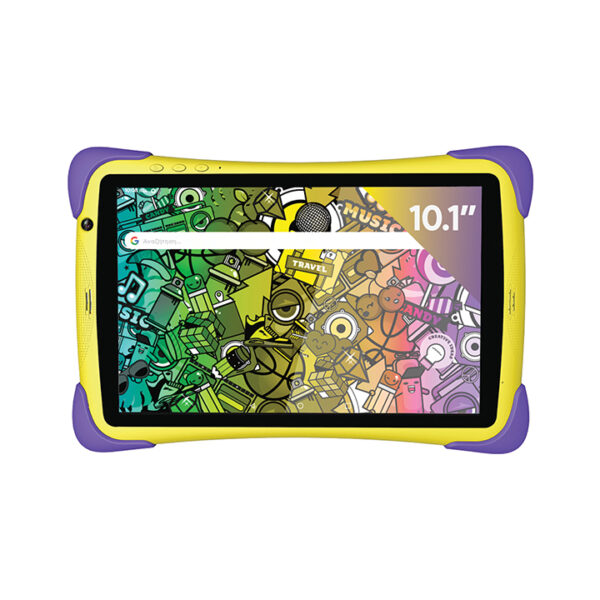 Egoboo Kiddoboo 10.1" Tablet με WiFi και Μνήμη 3GB RAM, 32GB ROM Yellow