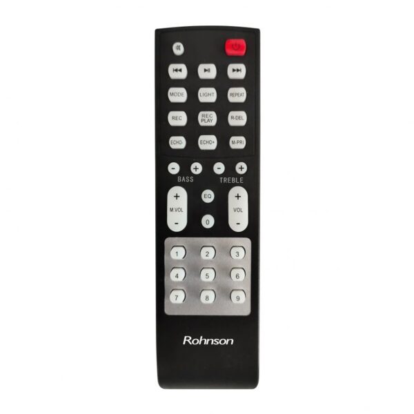 Rohnson Σύστημα Karaoke με Ασύρματo Μικρόφωνo Raver RS-1200 σε Μαύρο Χρώμα - Image 3