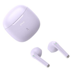 Alternative view of iPro TW100 In-ear Bluetooth Handsfree Ακουστικά με Θήκη Φόρτισης Μωβ
